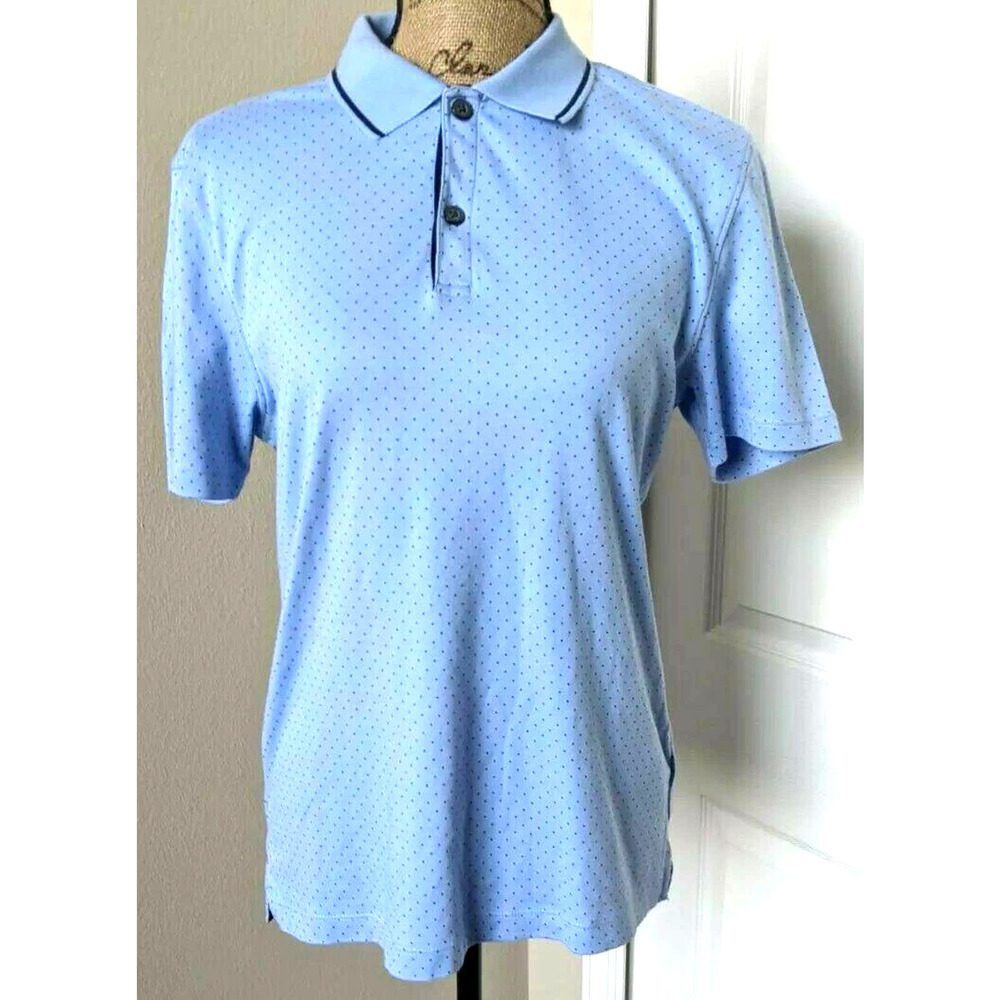 Banana Republic Polo Dress Blue Polka Dot